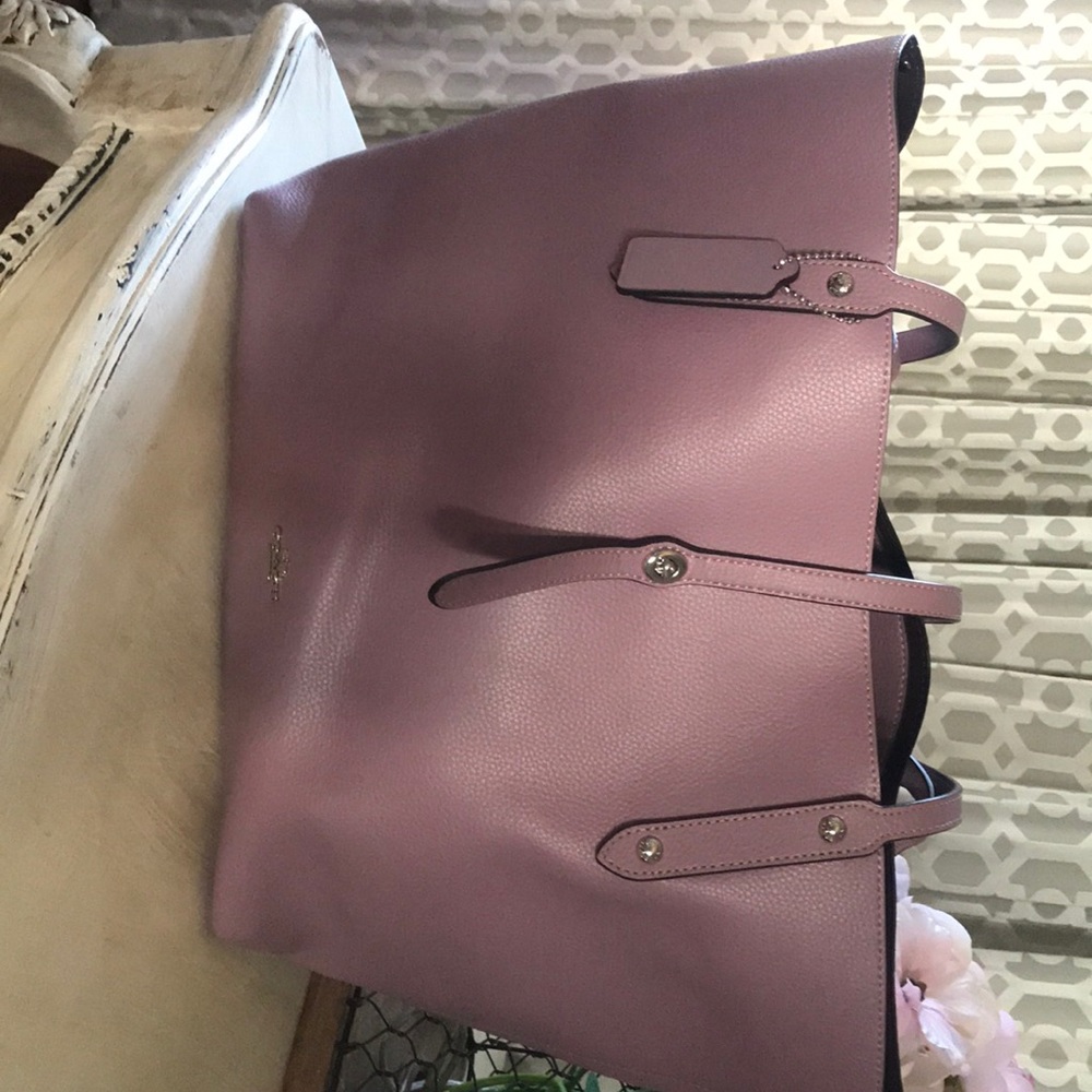 Pink coach bag